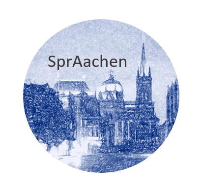 Das Foto zeigt das Logo der SprAachen